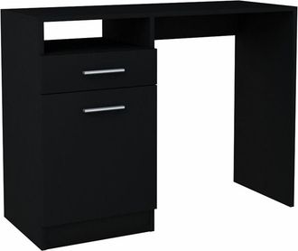 OEM Mueble Escritorio Bodo Dsp 100cm Negro Estante Cajonera