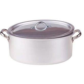 Pentole Agnelli Casseruola Ovale C/Coperchio Cm 30 Family Agnelli