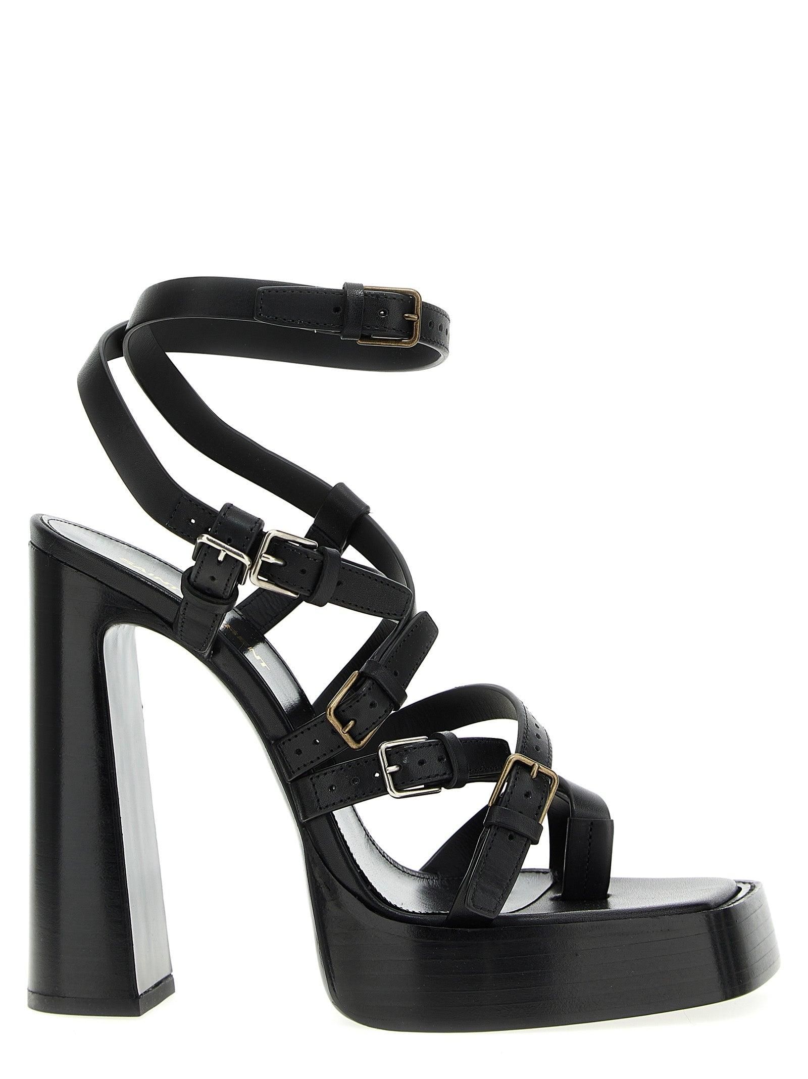 サンダル・ミュール Saint Laurent Heeled sandals Women's Saint Laurent Strappy Heeled Sandals − Sale: up to