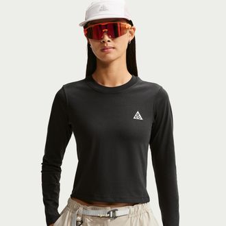 Nike Womens Nike ACG Dri-FIT Long-Sleeve Top in Black | IO0574-010