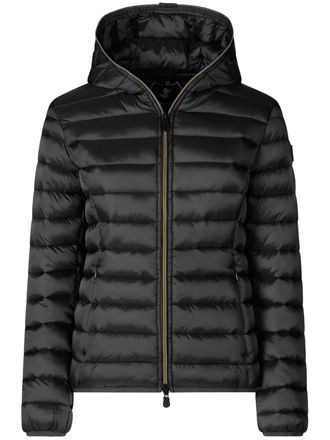 Save The Duck Black Alexa Lightweight Cropped Puffer Jacket