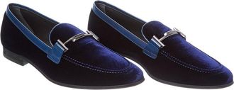 Tod's TodS Double T Velvet Loafer (Authentic Pre-Loved)