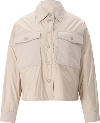 Max Mara Omkeerbaar gewatteerd jack van waterafstotende stof - Dames - Zomerjassen - Beige - M - Jassen