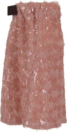 Niccolò Pasqualetti Gonna midi Chimera - Rosa