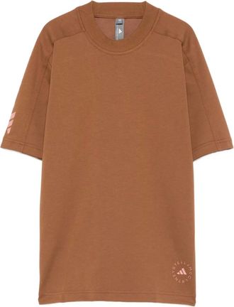 adidas by Stella McCartney T-shirt con logo - Marrone