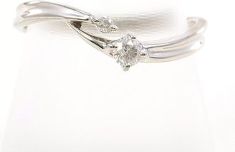 C&A White Gold White Gold (14K) Band Ring (Pre-Owned)