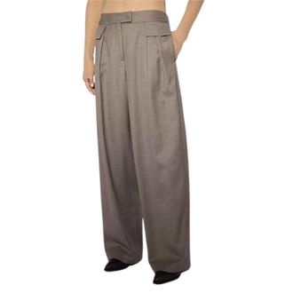 Liviana Conti Pantalone Harold - Dames - Broeken - Bruin - Maat: S Zijde