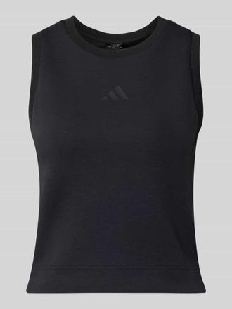 adidas Regular Fit Top mit Logo-Print in Black, Gr&ouml;&szlig;e XL