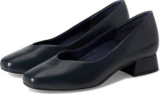 David Tate Freedom High Womens Heels Navy : 8.5 WW (EE), Leather