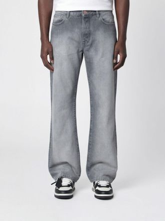 Off-white Jeans flared Off-White in denim slavato