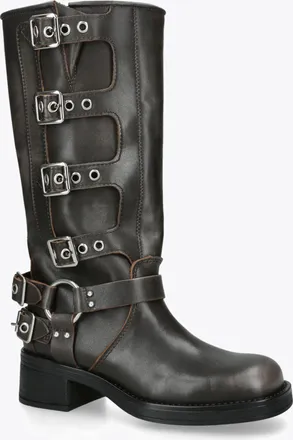 Steve Madden Womens Leather Rocky Brown Boots - Size UK 7