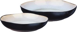 Bj&ouml;rn Borg Cestas de frutas &Oslash;27,5cm y &Oslash;32,5cm - 2 Piezas - Blanco marfil