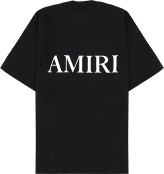 Amiri Logo-Embroidered Cotton T-Shirt - Black