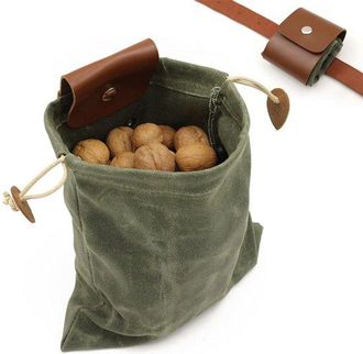 OEM Bolsa Para Alimentos, Lona Encerada, Plegable, Cuero Impermeable, Encendedor, Bolsa Autovaciable, Mochila Marr&oacute;n De Viaje Y Senderismo (verde)