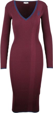 Elisabetta Franchi Mujer, Vestidos, Marrón, Talla: XL