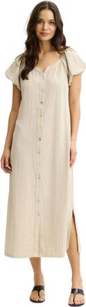 In Front IN Front, Kleedjes, Dames, Beige, XL, Shirt Kleedjes