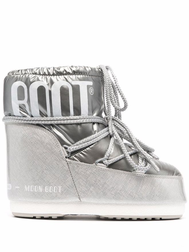 Icon Pillow low snow boots - Silver