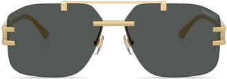 Versace pilot-frame sunglasses - men - Metal - 60 - Gold