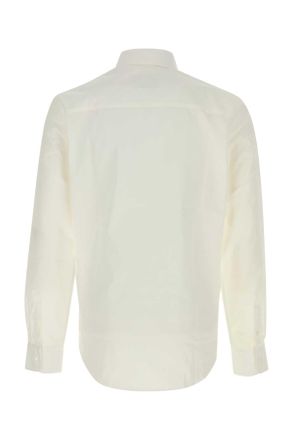 Ami Hsh764co0063 100 White Exterior: Cotton Camicie Shirt
