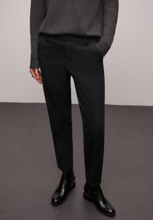 Street One Jerseyhose STREET ONE, Damen, Gr. 34, L&auml;nge 28, schwarz, Web, Obermaterial: 58% Viskose, 37% Nylon, 5% Elasthan. Futter: 100% Polyester, unifarben, l&auml;