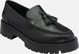 Ravel Womens Ord Womens Chunky Loafers - Black - Size: 5