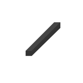 OEM Banda De Caucho Epdm Esponjosa Crujiente Negro 4 Lados De Longitud 30x25mm 1m