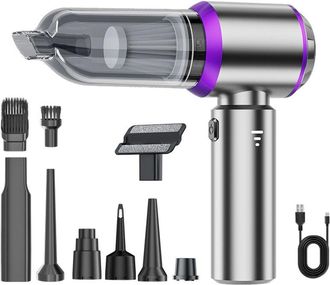 OEM Aspiradora De Mano, Mini Aspiradora Inal&aacute;mbrica De 15.000 Pa Con 3 Velocidades, Potente Y Multifuncional, Con Motor Sin Escobillas, Ideal Para Coche, 