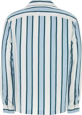 Etro Striped Viscose-Nylon Shirt - Blue