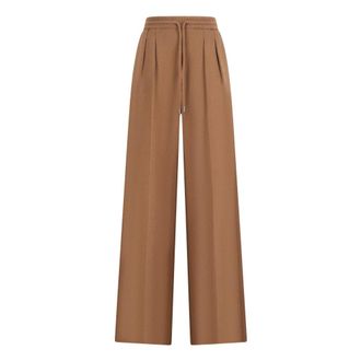 Max Mara Pantalones anchos Mxsfunale - Trousers - Mujer - Marr&oacute;n - W26