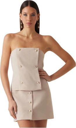 Marciano Mujer, Camisetas, Beige, Talla: S