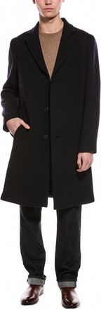 Theory Monroe Wool Melton Coat In Black