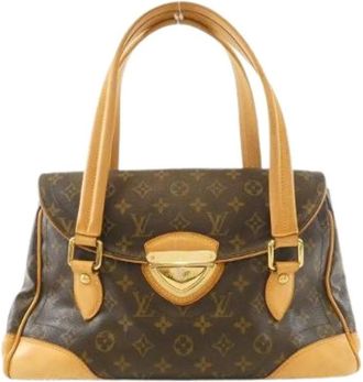 Louis Vuitton Pre-owned Beverly Monogram Schoudertas - Dames - Vintage Handtas - Bruin - ONE Size - Vintage