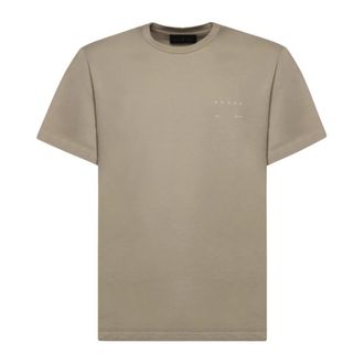 Hogan T-Shirts, male, Beige, Size: L T-shirt MC