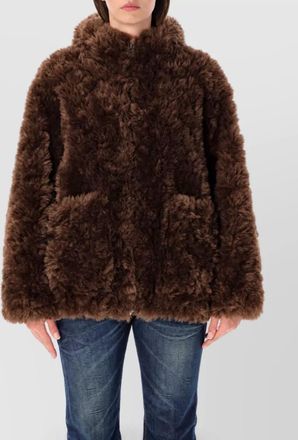 Urban Code faux fur hooded bomber coat