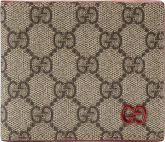 Gucci Wallet With GG Detail Beige Ebony Supreme 768243-FACQC-9752