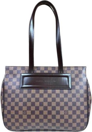 Louis Vuitton Pre-owned Damier Tote Bag - Dames - Vintage Shopper - Bruin - ONE Size - Vintage