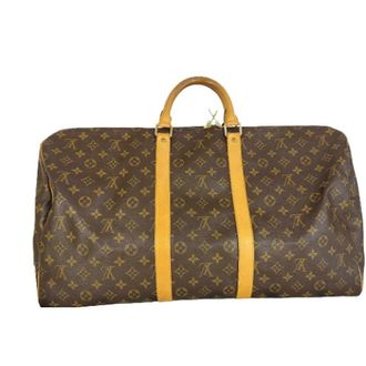 Louis Vuitton Pre-owned Weekend Bags, unisex, Brown, Size: ONE SIZE Pre-owned Keepall bandouliere bag