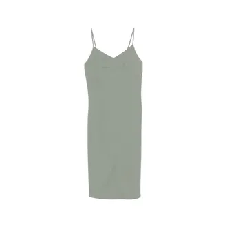 Calvin Klein Midi Dresses, female, Green, Size: XS Dress Calvin Klein