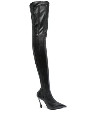 MUGLER Stivali alla coscia 95mm - Nero