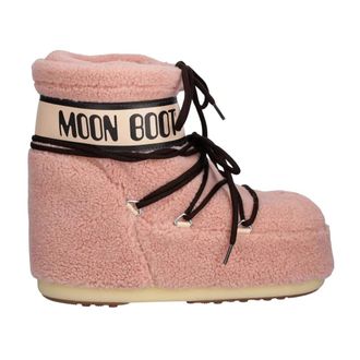 Moon Boot Icon Low Fleece - Dames - Schoenen - Roze - Maat: 33 EU Fleece