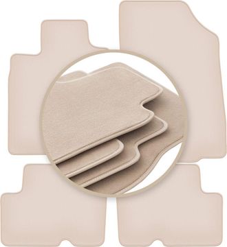 OEM Alfombrillas Beige Premium Para: Dacia Logan Familiar, Sed&aacute;n 2004-2012