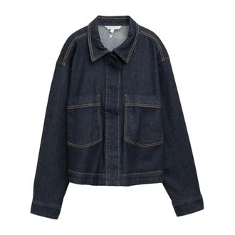 Tom Tailor Dames, Jassen, Blauw, Maat: XL Denim