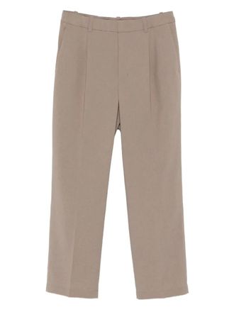 Goldwin pleated trousers - men - Polyester - 5 - Brown