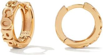 Made by Mary Zodiac Sign Hoop Earrings in Gold at Nordstrom
