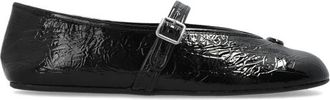 Coach Sculpted Crinkle Ballerinas - Dames - Ballerinas - Zwart - 40 EU - Leer - Schoenen