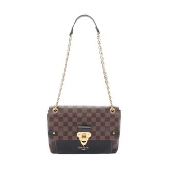 Louis Vuitton Pre-owned Shoulder Bags, female, Brown, Size: ONE SIZE Pre-owned Vintage Damier Shoulder Bag
