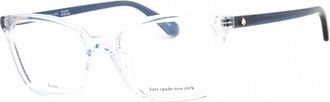 Kate Spade New York Ladies Blue Rectangular Eyeglass Frames WANDA