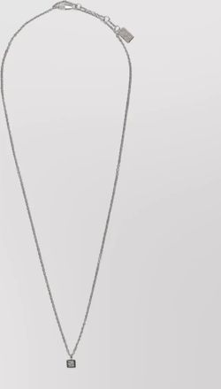 Fendi bronze pendant necklace