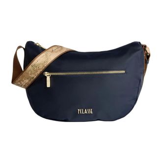 Alviero Martini 1A Classe Cross Body Bags, female, Blue, Size: ONE SIZE Tracolla Mezzaluna Grande