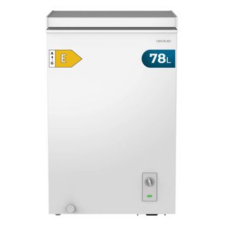 Cecotec Cecotec Congelador Arc&oacute;n Bolero Coolmarket Chest 78 White E. 78 Litros De Capacidad, Control Mec&aacute;nico, Termostato Ajustable, Cesta Organizadora, Desco
